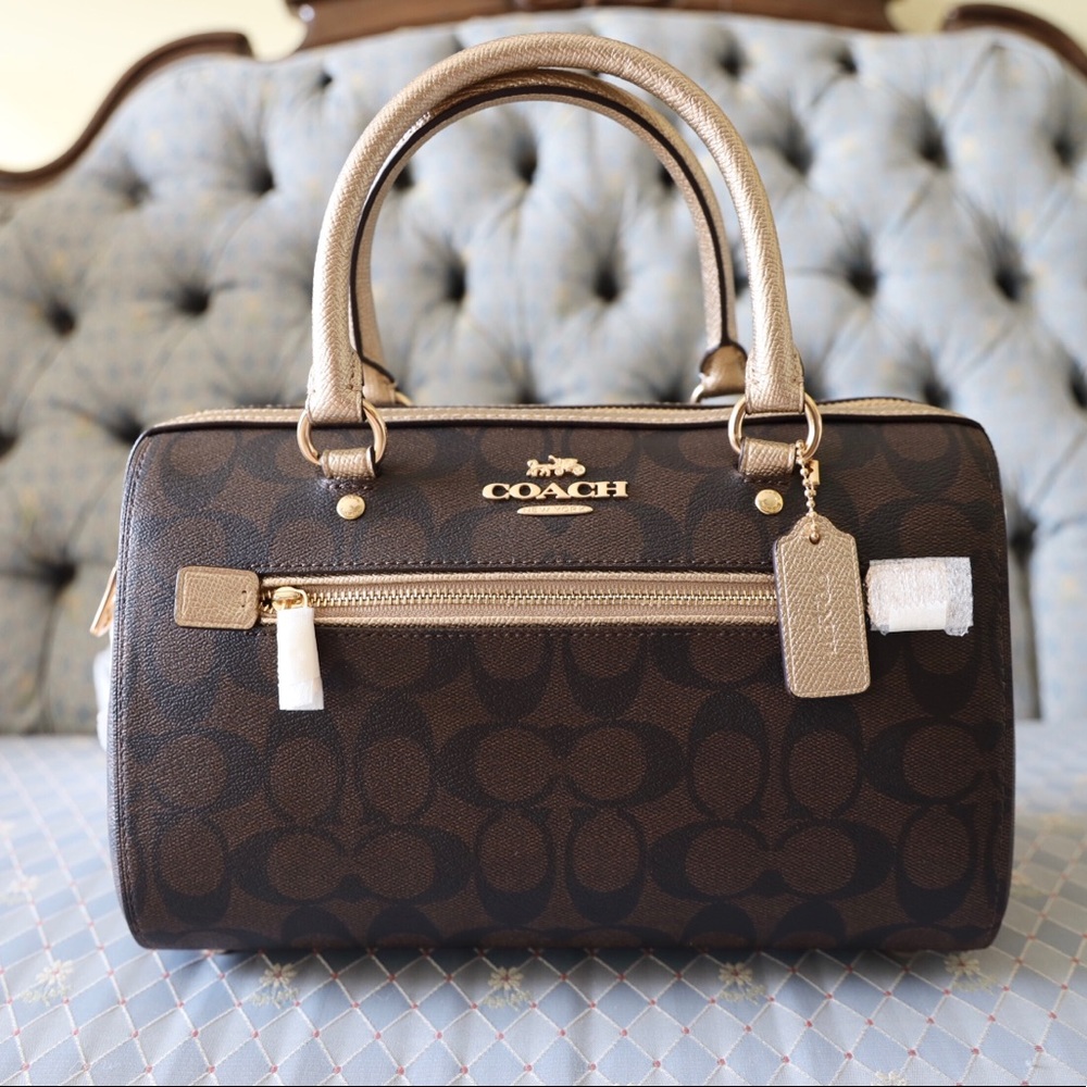 NWT Coach 87705 Rowan Satchel Signature handbag